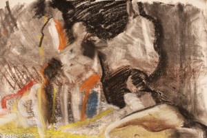 Drawing by Kate Hardy. Photograph by Sophie Stanes.